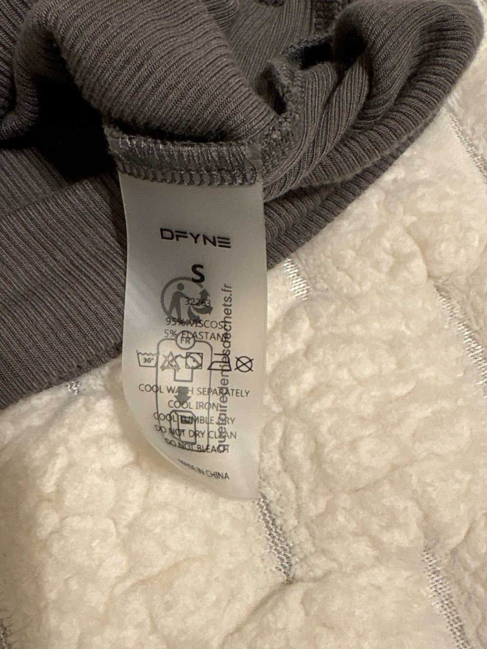 DFYNE Women's Ribbed High-Neck Tank Top - Truffle Size S - Picture 5 of 5